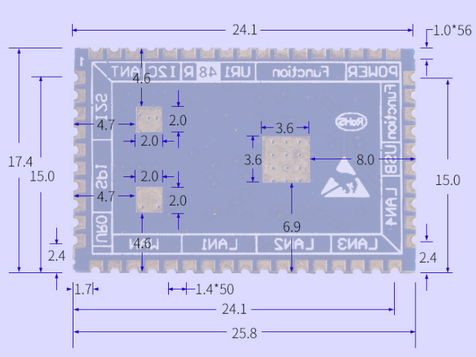 5 Ports Serial Port Converter Managed Embedded Industrial Switch Module ...