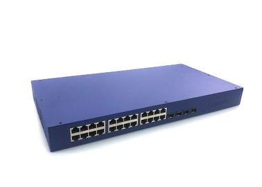 19 Inch Rack Mount 10G Ethernet Switch , Layer 3 Managed Switch 24+4 SFP+