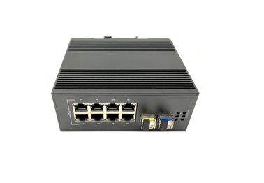 Gigabit Managed Industrial Ethernet Switch , Industrial PoE Switch 8 Port