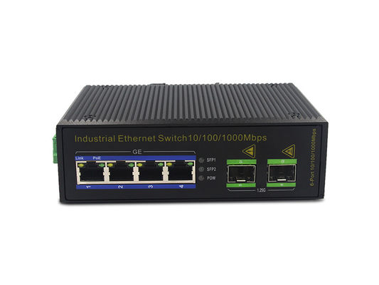 3W IP40 MSG1204 1000M 100Base-T fiber ethernet switch