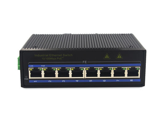 Metal 3W MSE1008P 8 Ports 10Base-T PoE Ethernet Switch