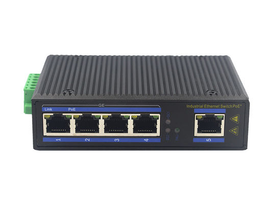 Fiber PoE Ethernet Switch IP40 MSG1204P 1000M 4-port10Base-T