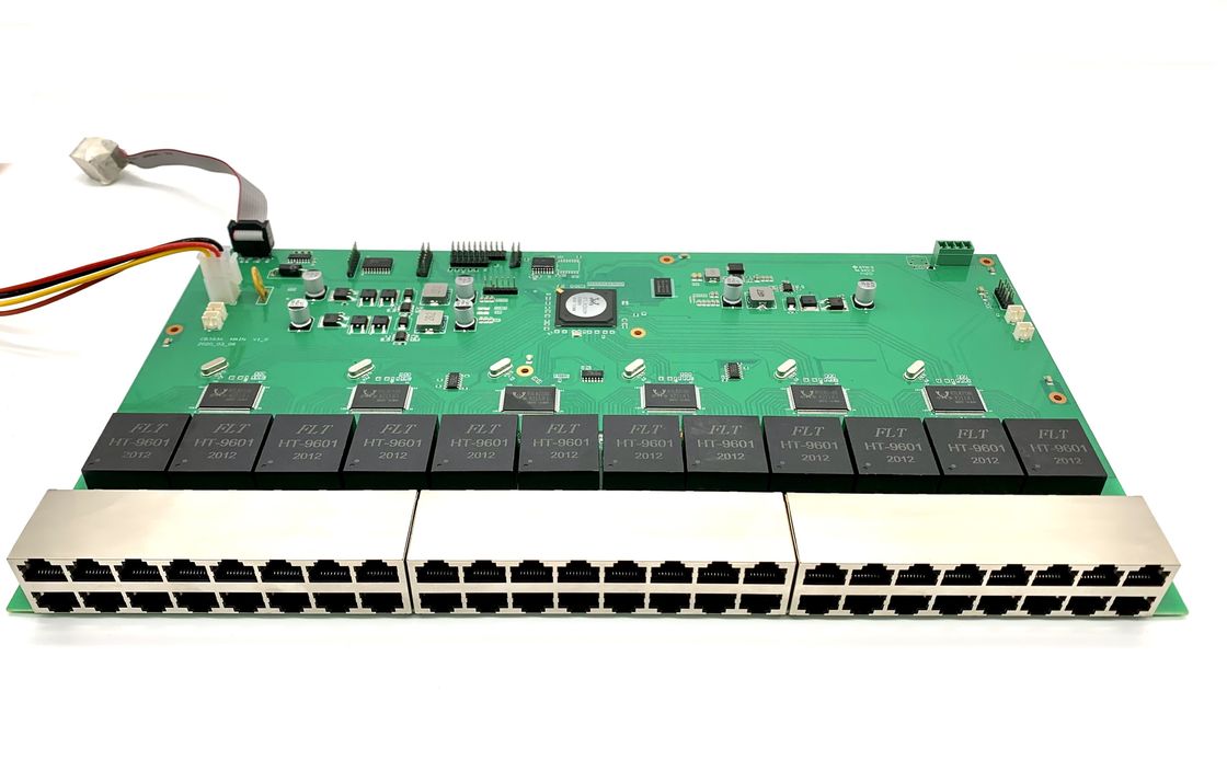 Custom Industrial Ethernet Switch , 52 Port Gigabit Managed Ethernet Switch
