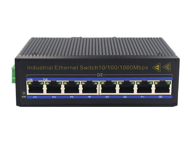 8 Port 1000Base-TX Full Half Duplex Fiber Ethernet Switch MSG1008