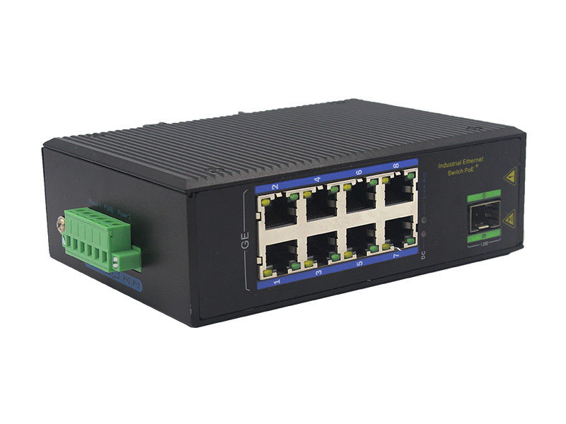 MSG1108P 100Base-T RJ45 1000M PoE Industrial Ethernet Switch IP40