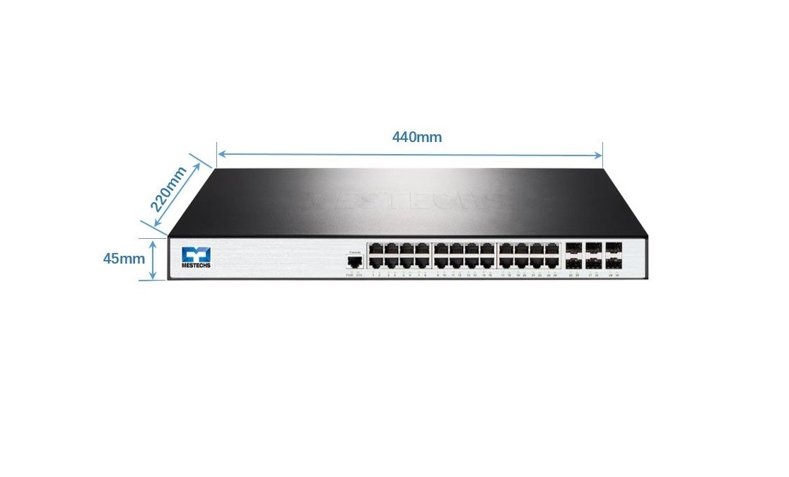 L3 Management Ethernet Switch 24 X 10 / 100M / 1000M / 2.5G Base-T 6 X 10G SFP Ports